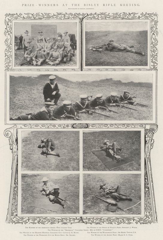 Bisley Tüfek Toplantısında Ödül Kazananlar by Alfred Hugh Fisher