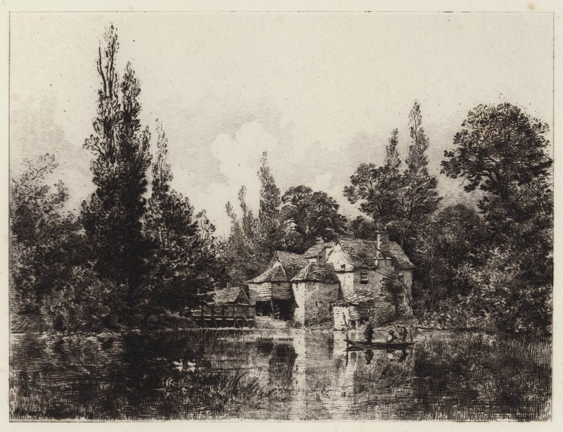 ıffley değirmeni by Alfred Louis Brunet Debaines