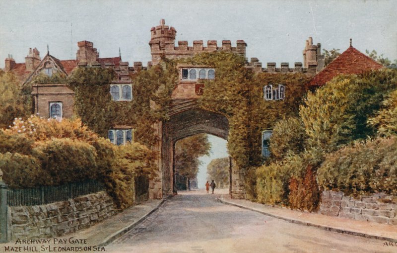 Archway Pay Kapısı, Labirent Tepesi, St Leonards-on-Sea by Alfred Robert Quinton