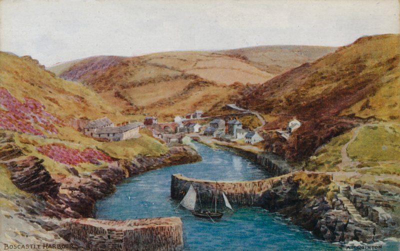 Boscastle, Harbour  by Alfred Robert Quinton