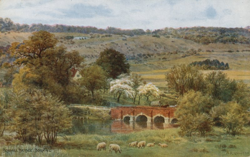 Boxhill Bridge, Dorking  by Alfred Robert Quinton
