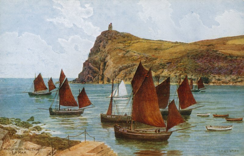 Bradda Head, Port Erin, I of Man  by Alfred Robert Quinton