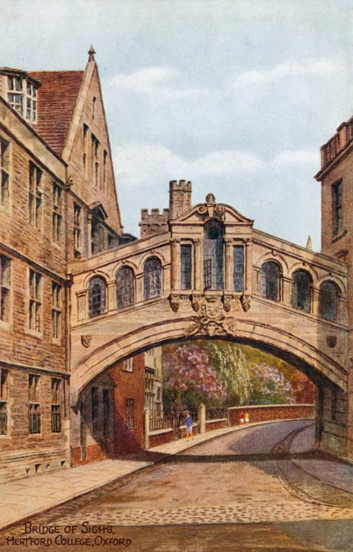 Ahlar Köprüsü, Hertford Koleji, Oxford by Alfred Robert Quinton