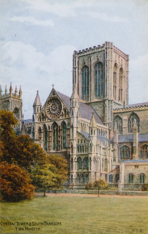 Merkez Kule ve Güney Transept, York Minster by Alfred Robert Quinton