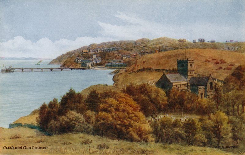 Clevedon Old Church  by Alfred Robert Quinton
