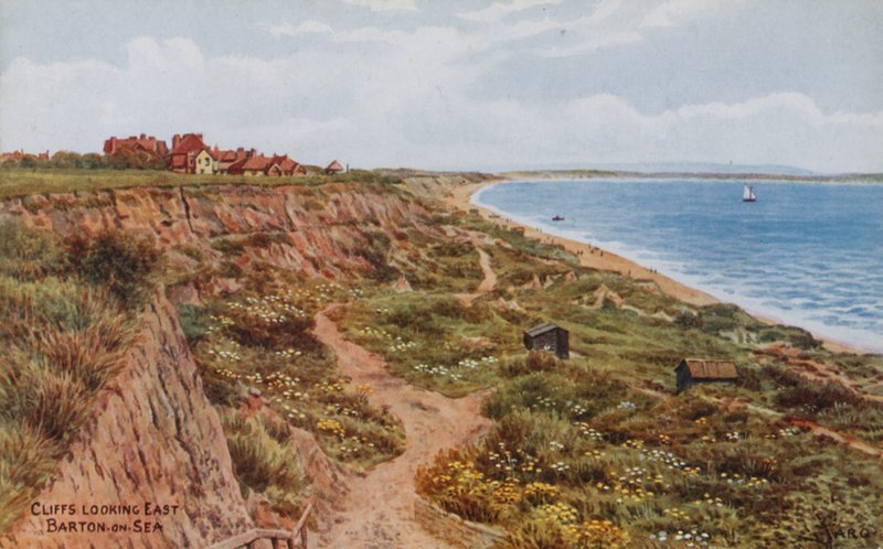 Kayalıklar, Doğuya Bakmak, Barton-on-Sea by Alfred Robert Quinton