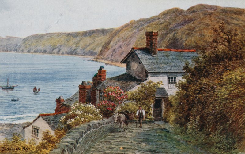 Clovelly Körfezi by Alfred Robert Quinton