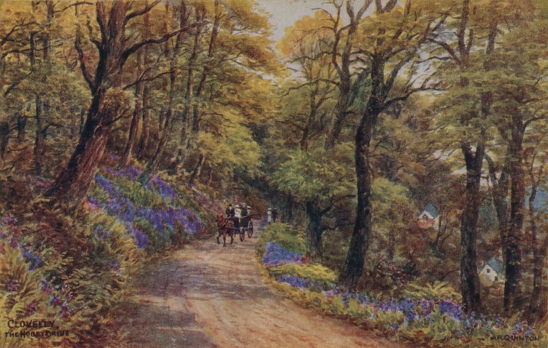 Clovelly, Hobi Sürüşü by Alfred Robert Quinton