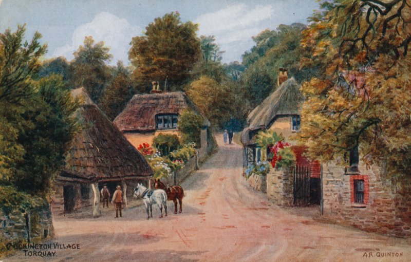 Cockington Köyü, Torquay by Alfred Robert Quinton