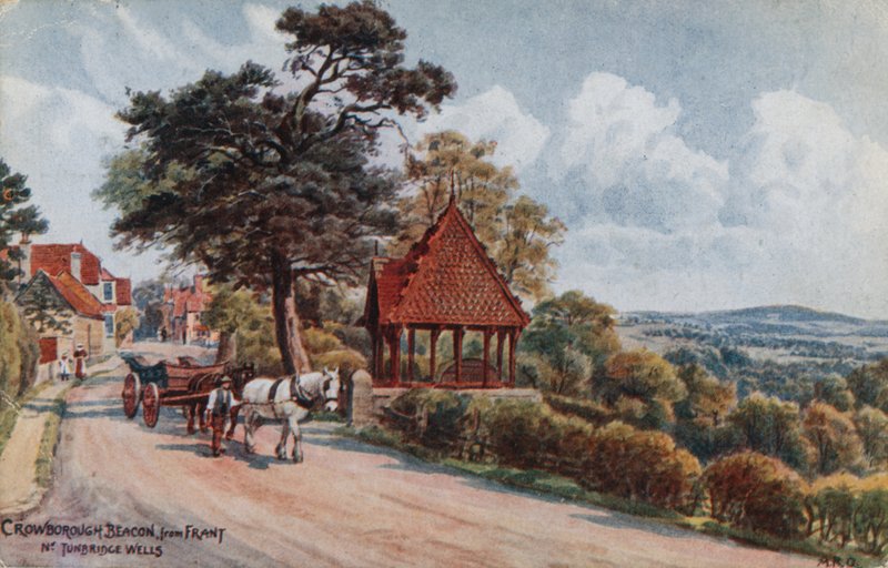 Crowborough Beacon from Frant, Tunbridge Wells  by Alfred Robert Quinton