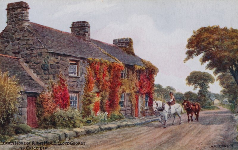 Sağ Hon Erken Ev. D. Lloyd George, Nr. Criccieth by Alfred Robert Quinton