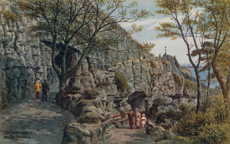 Folkestone, Zig Zag Yürüyüşü by Alfred Robert Quinton