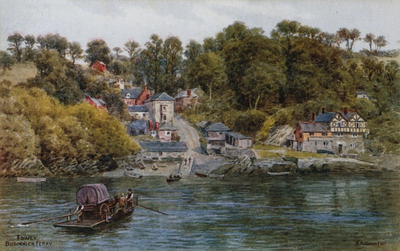 Fowey, Bodinnick Feribotu by Alfred Robert Quinton