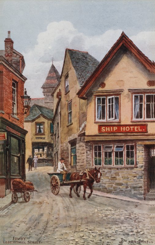 Fowey, Lostwithiel Caddesi by Alfred Robert Quinton