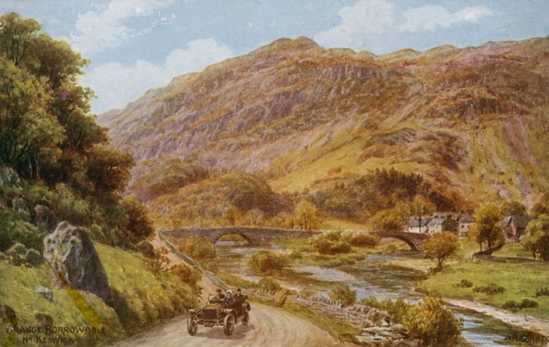 Keswick yakınlarındaki Grange Borrowdale by Alfred Robert Quinton