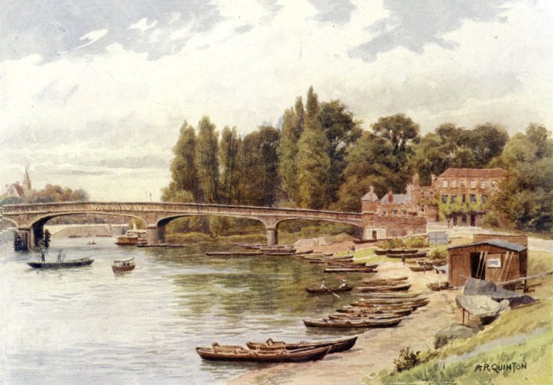 Hampton Köprüsü by Alfred Robert Quinton