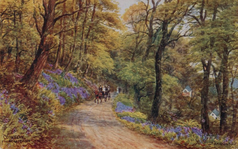 Hobby Drive, Clovelly (renkli taş) by Alfred Robert Quinton