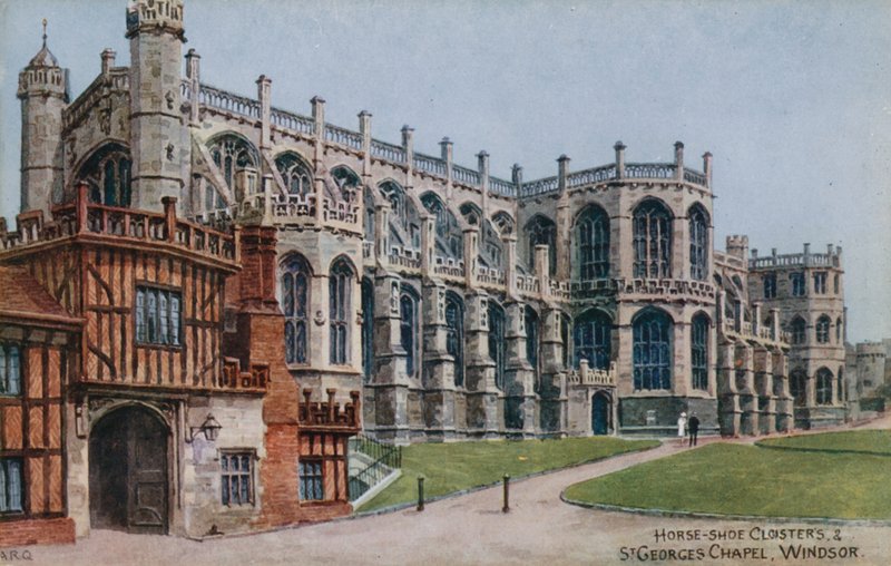 At nalı Manastırları ve St Georges Şapeli, Windsor by Alfred Robert Quinton