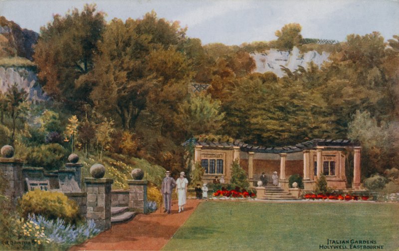 İtalyan Bahçeleri, Holywell, Eastbourne by Alfred Robert Quinton