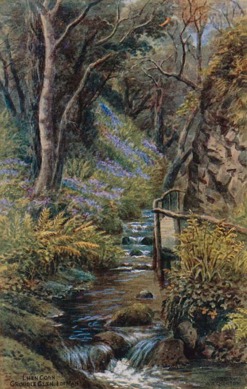 Lhen Coan, Groudle Glen, Man of Man by Alfred Robert Quinton