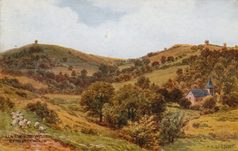 Llandrindod Wells, Cefnllys Church  by Alfred Robert Quinton