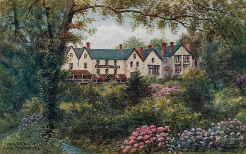 Llandrindod Wells, Rock Park Oteli by Alfred Robert Quinton