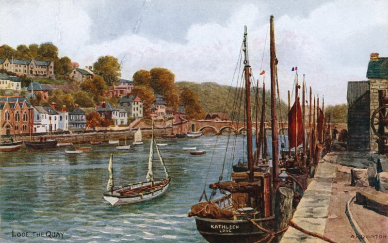 Looe, Rıhtım by Alfred Robert Quinton