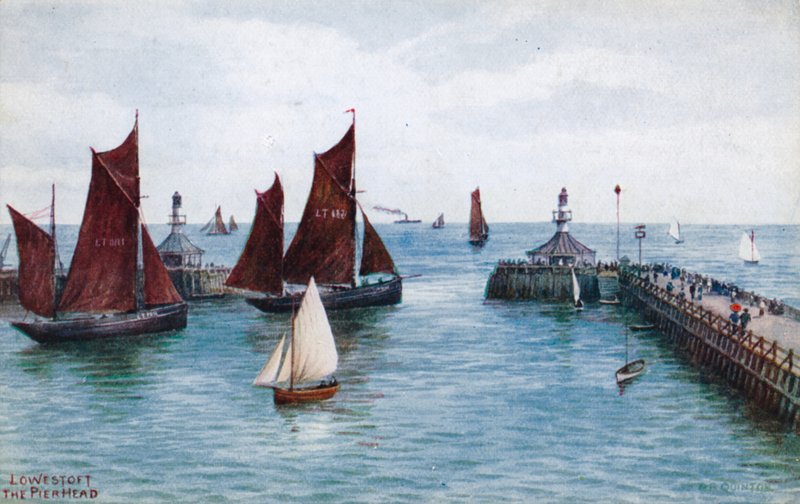 Lowestoft, İskele Başkanı by Alfred Robert Quinton