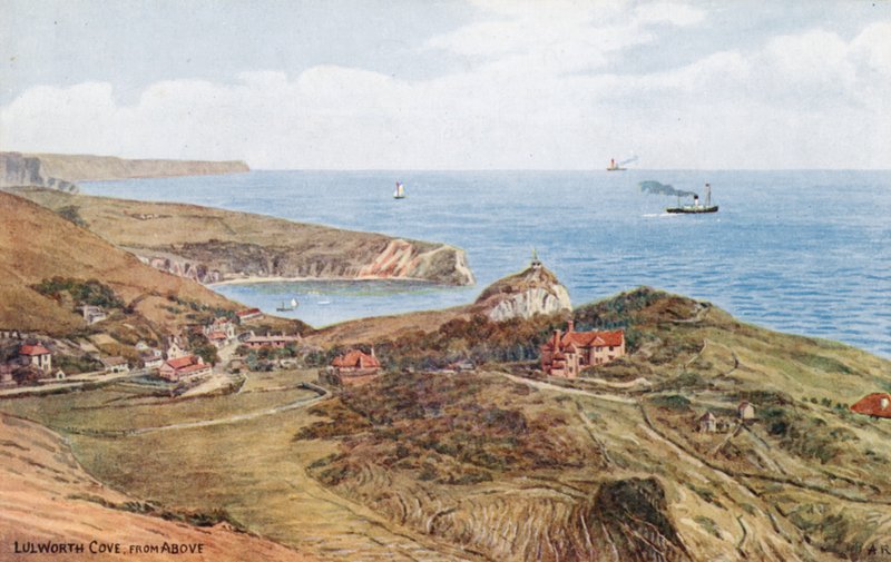 Lulworth Koyu, Yukarıdan (renkli taş) by Alfred Robert Quinton