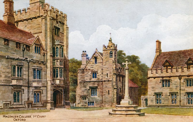 Magdalen Koleji, 1. Mahkeme, Oxford by Alfred Robert Quinton
