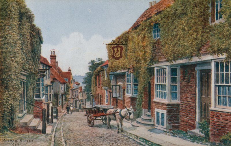 Mermaid Street, Rye  by Alfred Robert Quinton