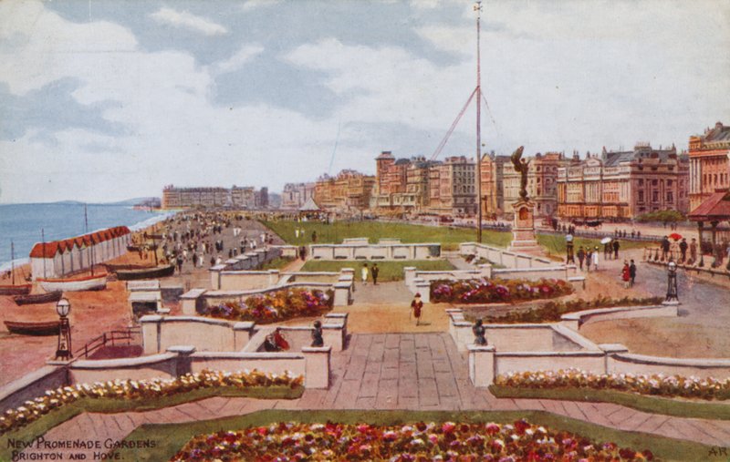 New Promenade Gardens, Brighton ve Hove by Alfred Robert Quinton