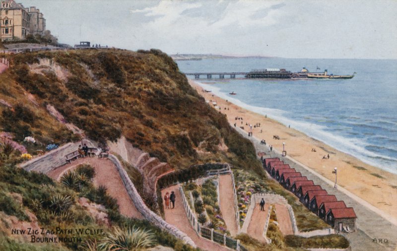Yeni Zig Zag Yolu, W Cliff, Bournemouth by Alfred Robert Quinton