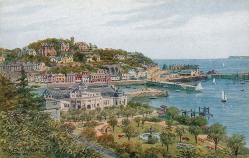 Pavilion ve Vane Tepesi, Torquay by Alfred Robert Quinton