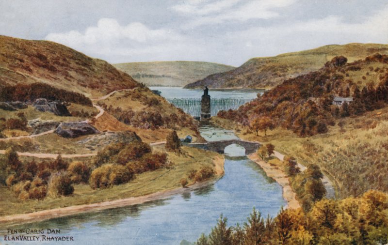 Pen-y-Garig Barajı, Elan Vadisi, Rhayader by Alfred Robert Quinton