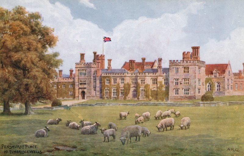 Penshurst Place, near Tunbridge Wells  by Alfred Robert Quinton