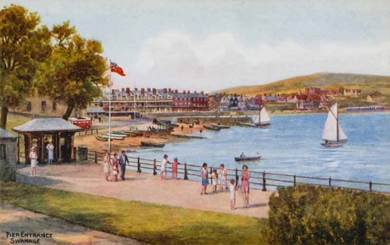İskele Girişi, Swanage by Alfred Robert Quinton