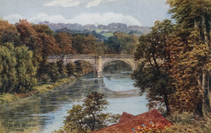 Prebends Bridge, Durham  by Alfred Robert Quinton