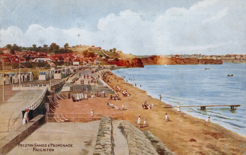 Preston Kumları ve Gezinti Yolu, Paignton by Alfred Robert Quinton