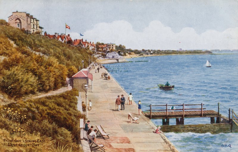 Promenade looking East, Dovercourt Bay  by Alfred Robert Quinton