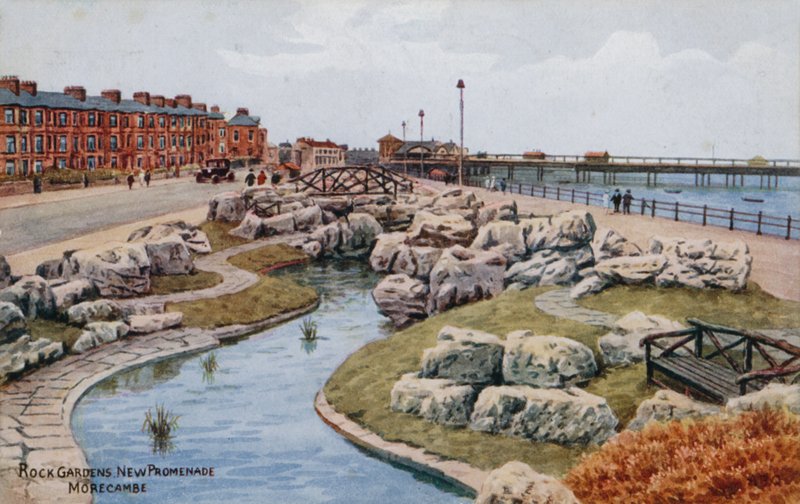 Kaya Bahçeleri, Yeni Gezinti Yolu, Morecambe by Alfred Robert Quinton