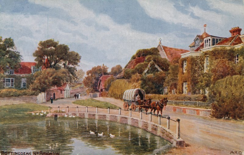 Brighton yakınlarındaki Rottingdean by Alfred Robert Quinton