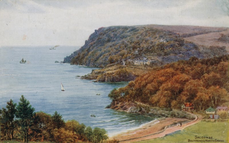 Salcombe, Bolt Head ve North Sands by Alfred Robert Quinton