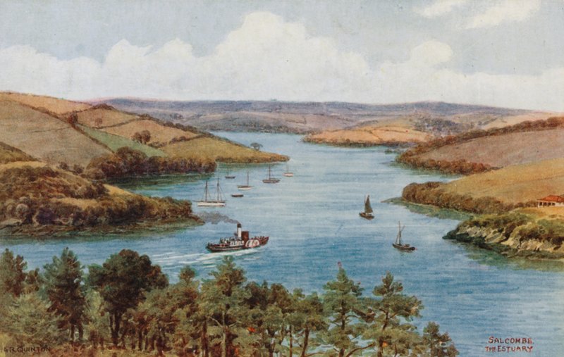 Salcombe, Haliç by Alfred Robert Quinton