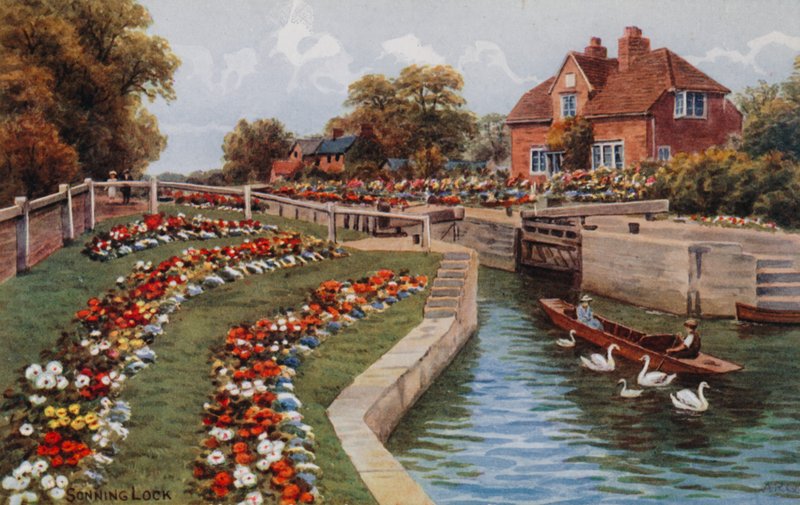 Sonning Lock  by Alfred Robert Quinton