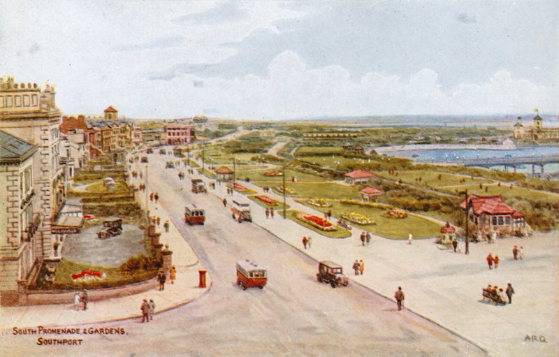 Güney Gezinti Yolu ve Bahçeleri, Southport by Alfred Robert Quinton