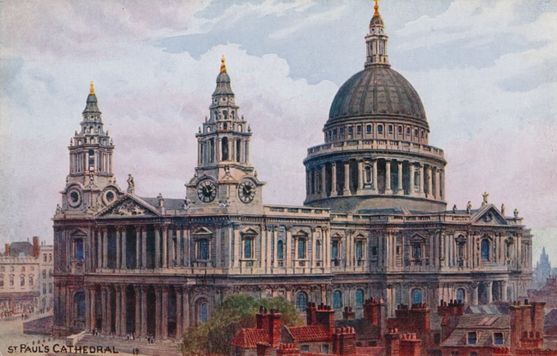 St Paul Katedrali by Alfred Robert Quinton