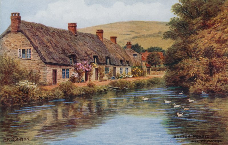 Weymouth yakınlarındaki Sutton Poyntz by Alfred Robert Quinton