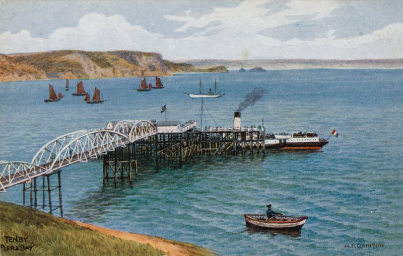Tenby, İskele ve Körfez by Alfred Robert Quinton