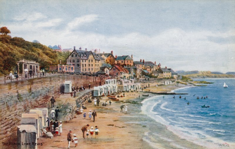 Plaj, Lyme Regis by Alfred Robert Quinton